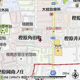 京都府京都市西京区樫原畔ノ海道1-18周辺の地図