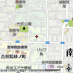 京都府京都市南区吉祥院東砂ノ町24周辺の地図