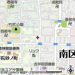 京都府京都市南区吉祥院東砂ノ町26周辺の地図