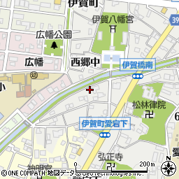 愛知県岡崎市伊賀町432周辺の地図