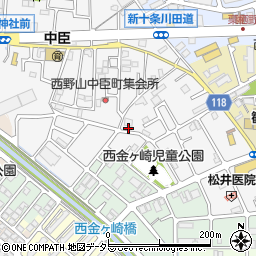 京都府京都市山科区勧修寺西栗栖野町130周辺の地図