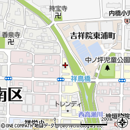 京都府京都市南区吉祥院稲葉町4周辺の地図