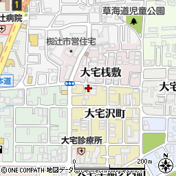 京都府京都市山科区大宅沢町2周辺の地図