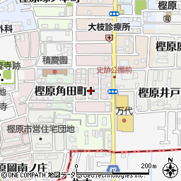 京都府京都市西京区樫原畔ノ海道1-109周辺の地図