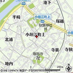 愛知県刈谷市小垣江町（上）周辺の地図