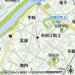 愛知県刈谷市小垣江町上67周辺の地図
