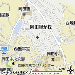 愛知県知多市岡田緑が丘14周辺の地図