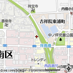 京都府京都市南区吉祥院稲葉町3周辺の地図