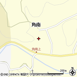 岡山県美作市角南438周辺の地図