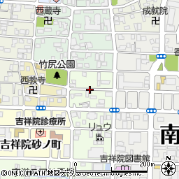 京都府京都市南区吉祥院東砂ノ町周辺の地図