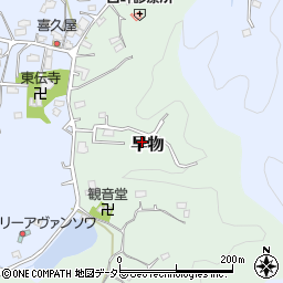 千葉県館山市早物周辺の地図