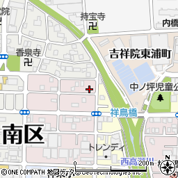 東前田荘周辺の地図
