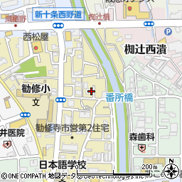京都府京都市山科区椥辻番所ケ口町34周辺の地図