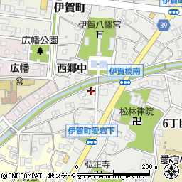 愛知県岡崎市伊賀町429周辺の地図