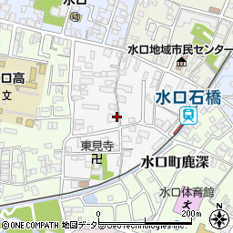 滋賀県甲賀市水口町八光周辺の地図