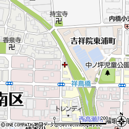 京都府京都市南区吉祥院稲葉町2周辺の地図