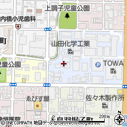 京都府京都市南区上鳥羽上調子町周辺の地図