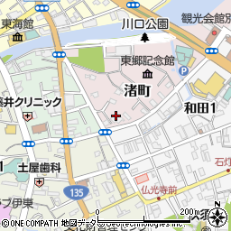 いず東海タクシー株式会社　伊東営業所周辺の地図