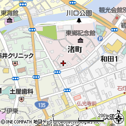 いず東海タクシー株式会社　伊東営業所周辺の地図