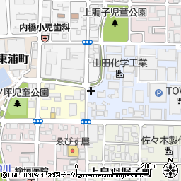 京都府京都市南区上鳥羽上調子町24周辺の地図
