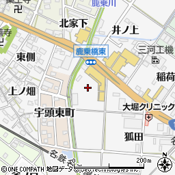 愛知県岡崎市宇頭町下堀所周辺の地図