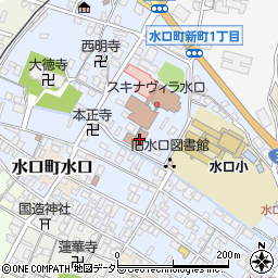 滋賀県甲賀市水口町本町周辺の地図