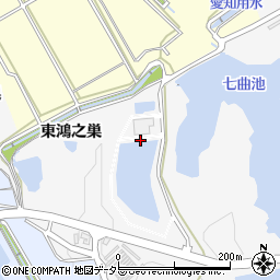 愛知県知多市八幡東鴻之巣周辺の地図
