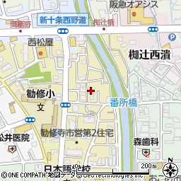京都府京都市山科区椥辻番所ケ口町36周辺の地図