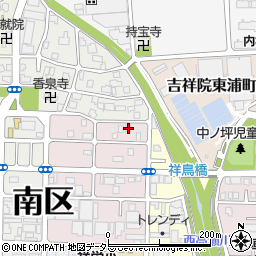 京都府京都市南区吉祥院東前田町20周辺の地図