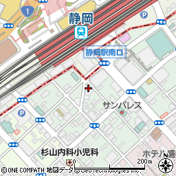 名工建設株式会社静岡支店周辺の地図