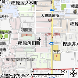 京都府京都市西京区樫原畔ノ海道1-15周辺の地図