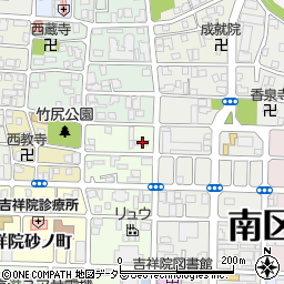京都府京都市南区吉祥院東砂ノ町6周辺の地図