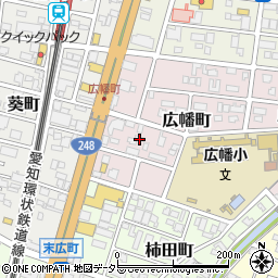 愛知県岡崎市広幡町3周辺の地図