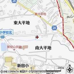愛知県知多市八幡南大平地81周辺の地図