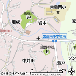 愛知県岡崎市田口町堂前10周辺の地図