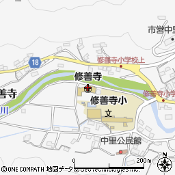修善寺周辺の地図