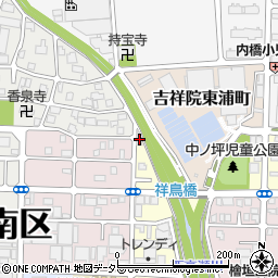 京都府京都市南区吉祥院稲葉町1周辺の地図