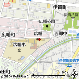 岡崎市立広幡幼稚園周辺の地図