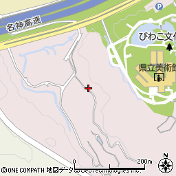びわこ文化公園西ゾーントイレ周辺の地図