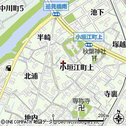 愛知県刈谷市小垣江町上74周辺の地図