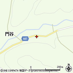 愛知県新城市門谷下浦72-1周辺の地図