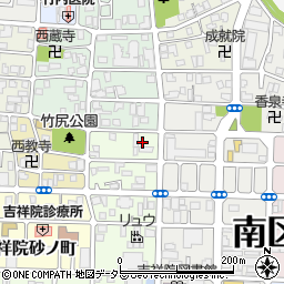 京都府京都市南区吉祥院東砂ノ町5周辺の地図