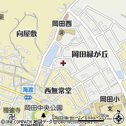 愛知県知多市岡田緑が丘17周辺の地図