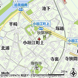 愛知県刈谷市小垣江町上84周辺の地図