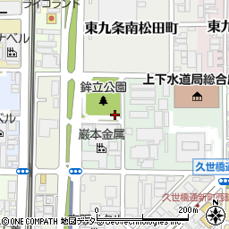 京都府京都市南区上鳥羽鉾立町周辺の地図