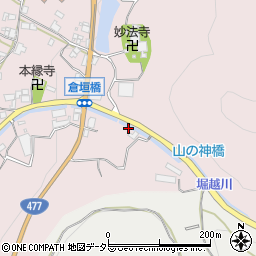 大阪府豊能郡能勢町倉垣332周辺の地図
