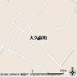 三重県鈴鹿市大久保町周辺の地図