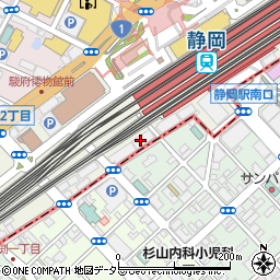 東海鉄道静岡広告会周辺の地図