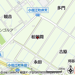 愛知県刈谷市小垣江町松狭間周辺の地図