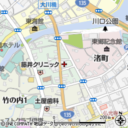 静岡銀行伊東支店周辺の地図